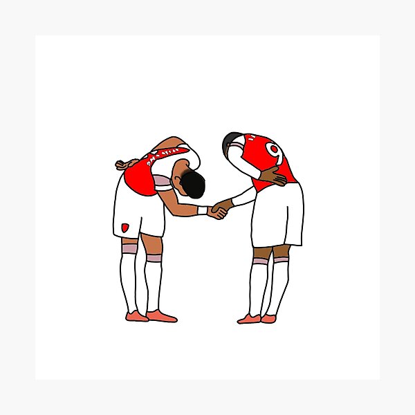 Item preview, Aubameyang and Lacazette designed and sold by poorlydrawnarse.