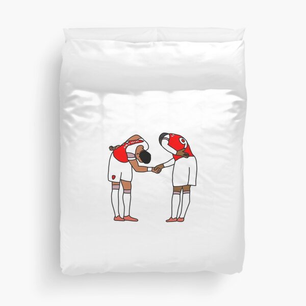 Aubameyang and Lacazette Duvet Cover