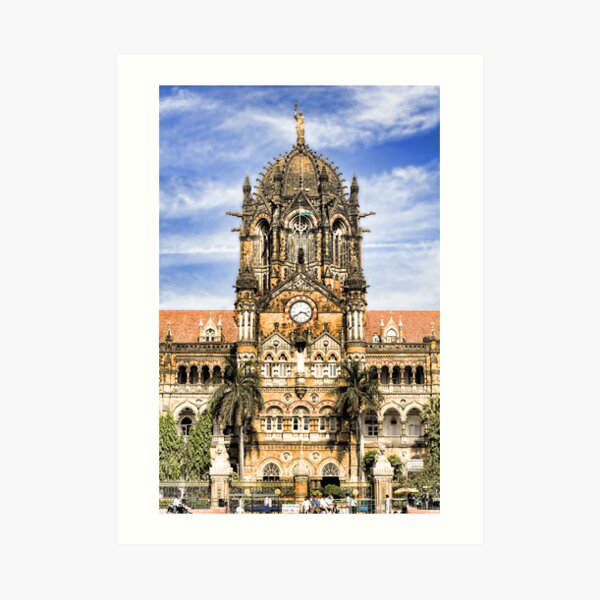 Victoria Terminus, Mumbai, India Art Print