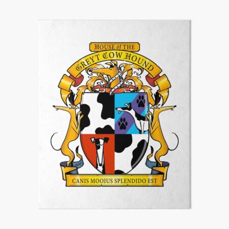 Aperçu de l'œuvre Greyhound Heraldry: Greyt Cow Hound créée et vendue par RichSkipworth.
