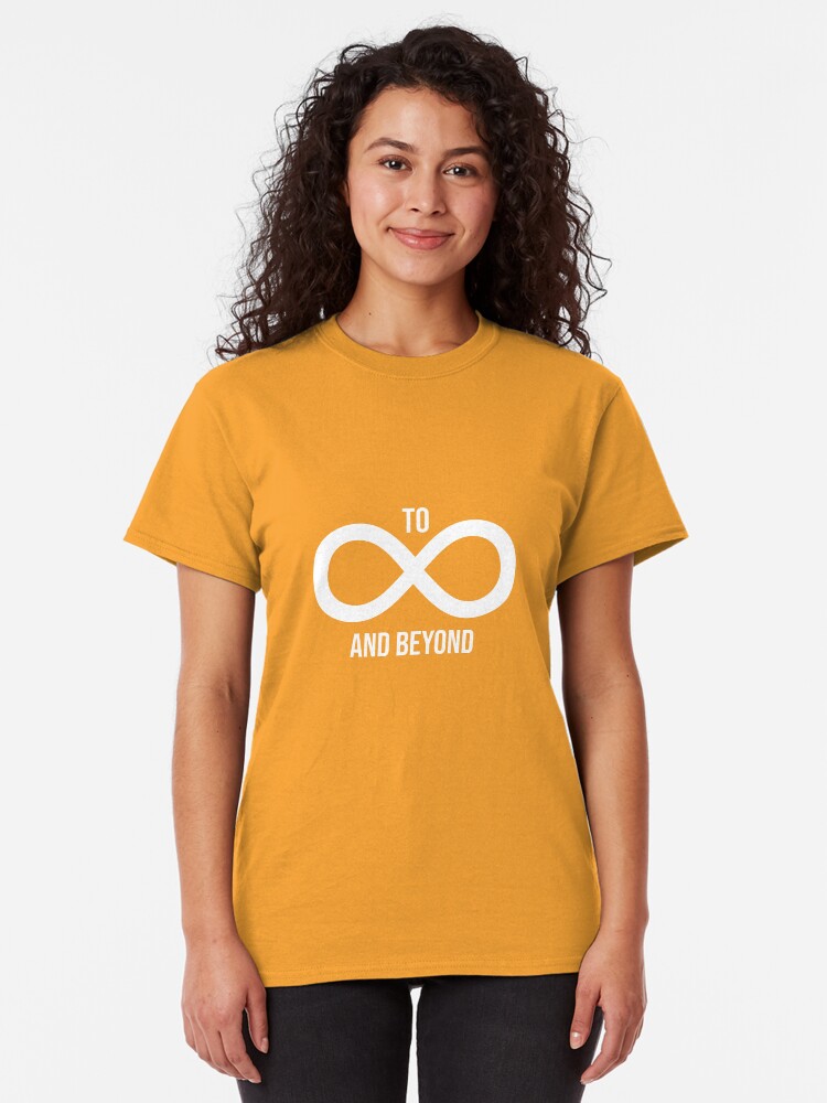 two infinity and beyond t shirt