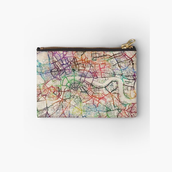 Item preview, Watercolour Map of London designed and sold by ArtPrints.