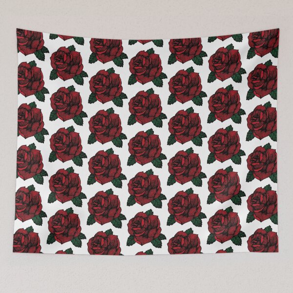 Item preview, Red Rose Stippled designed and sold by LO Design.