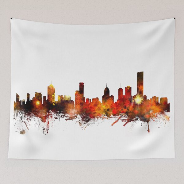 Item preview, Melbourne Australia Skyline designed and sold by ArtPrints.
