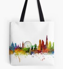London England Skyline Tote Bag
