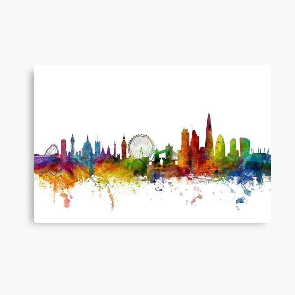 London England Skyline Canvas Print