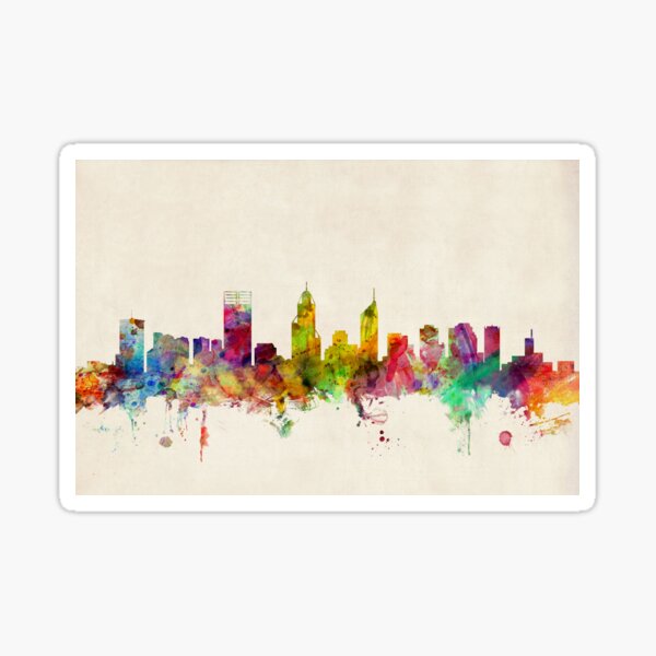 Item preview, Perth Australia Skyline designed and sold by ArtPrints.