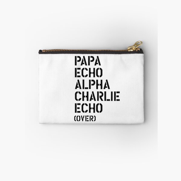 Item preview, PEACE - Military alphabet - peace mission - Papa Echo Alpha Charlie Echo designed and sold by LaundryFactory.