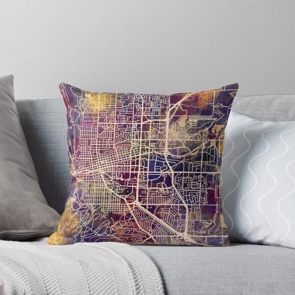Item preview, Boulder Colorado City Map designed and sold by ArtPrints.