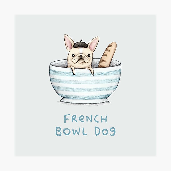 Item preview, French Bowl Dog designed and sold by SophieCorrigan.