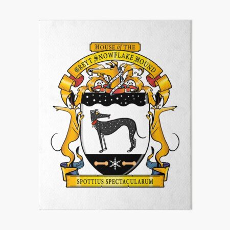 Aperçu de l'œuvre Héraldique Greyhound: Greyt Snowflake Hound créée et vendue par RichSkipworth.