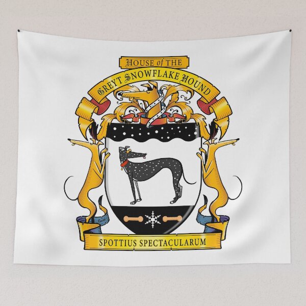 Item preview, Greyhound Heraldry: Greyt Snowflake Hound designed and sold by RichSkipworth.