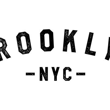 Artwork thumbnail, BROOKLYN NYC STAMPED LETTERING, BY SUBGIRL by SUBGIRL