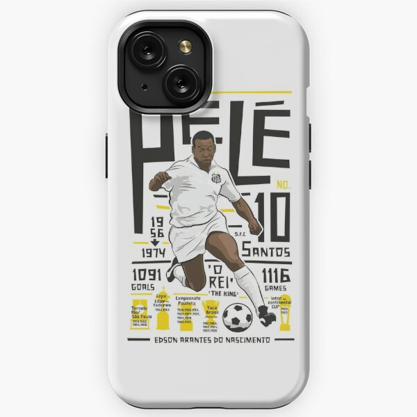 Funda de iPhone for Sale con la obra «Pele número 10 camiseta» de  FootballArcade