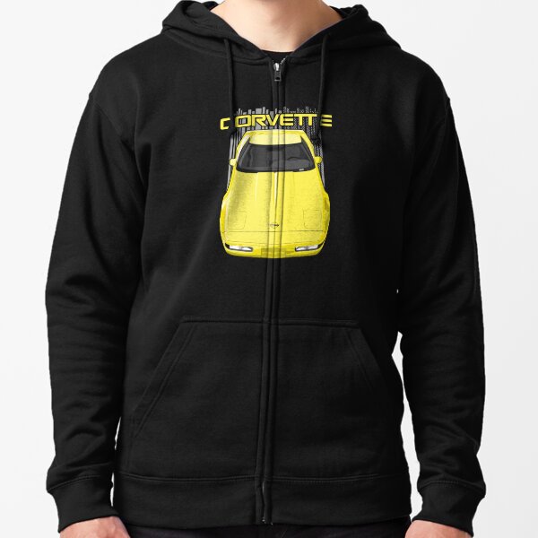 corvette hoodie yellow