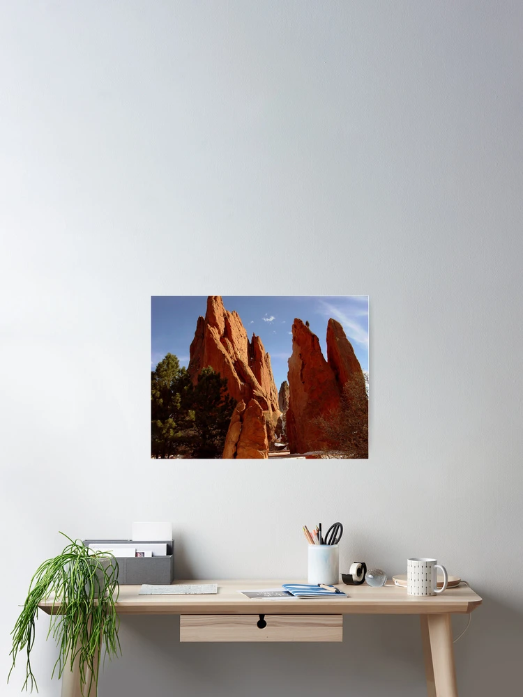 Thumbnail 2 of 3, Poster, Ghost Rider between Rocks designed and sold by Robert W. Spath II.