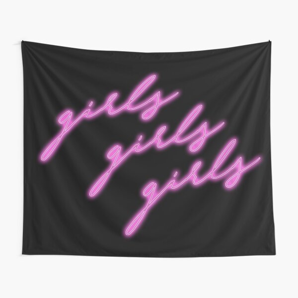 Girls Girls Girls tapestry Tapestry