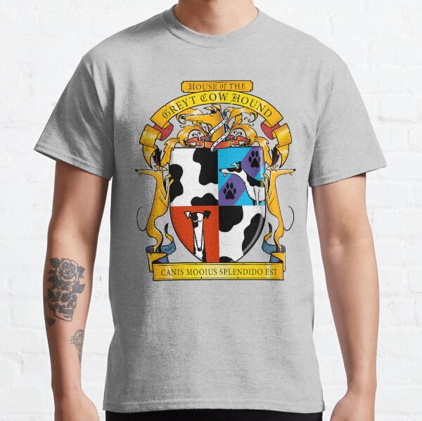 Greyhound Heraldry: Greyt Cow Hound Classic T-Shirt