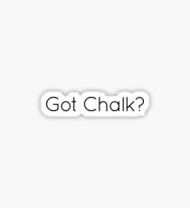 Ich habe Kreide Sticker