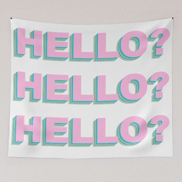 Item preview, HELLO? designed and sold by Adele Michelle.