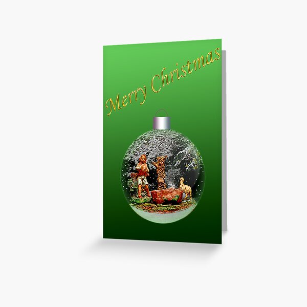 Shepherd 1 Christmas Card Greeting Card