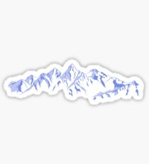 Mountain range Sticker