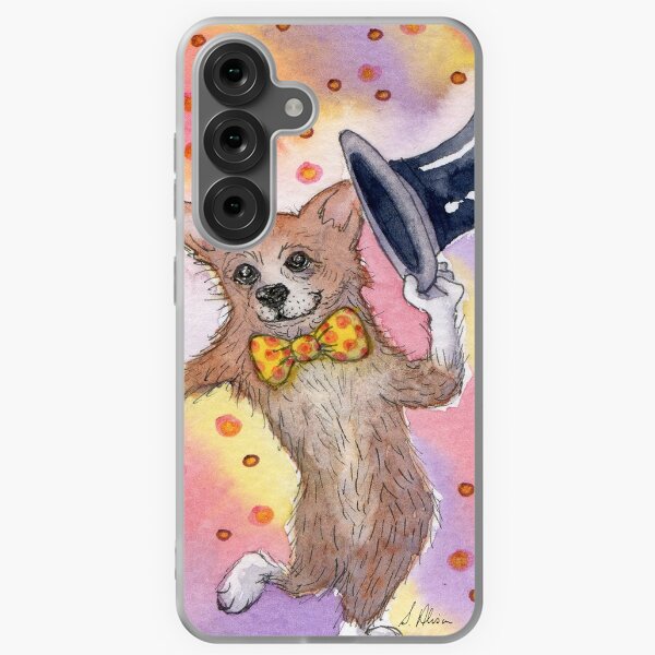 Item preview, Corgi dog with a fabulous top-hat designed and sold by SusanAlisonArt.