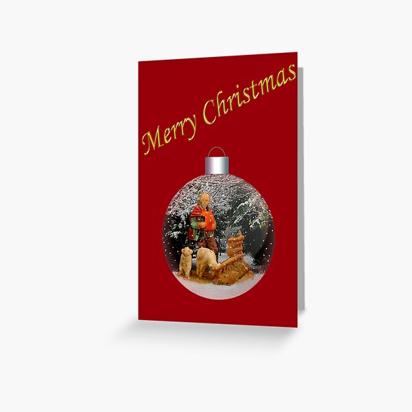 Christmas Shepherd 2 Greeting Card