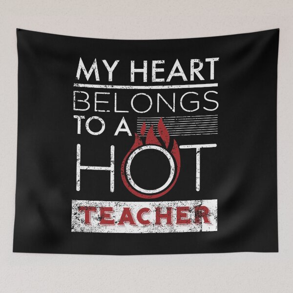 Item preview, My Heart Belongs To A Hot Teacher designed and sold by shoppzee.