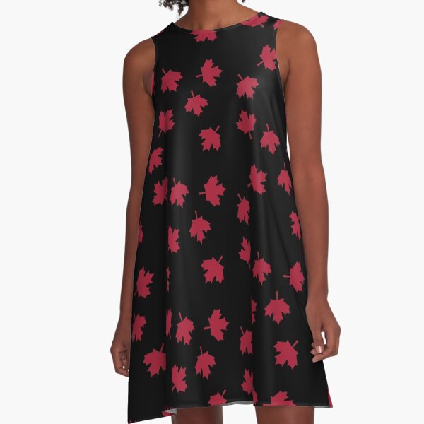 Maple Leaf A-Line Dress