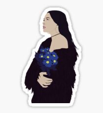 bea miller blue drawing Sticker