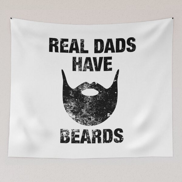 Item preview, Real Dads Have Beards Manly Grunge Retro Graphic designed and sold by TocaLuna.