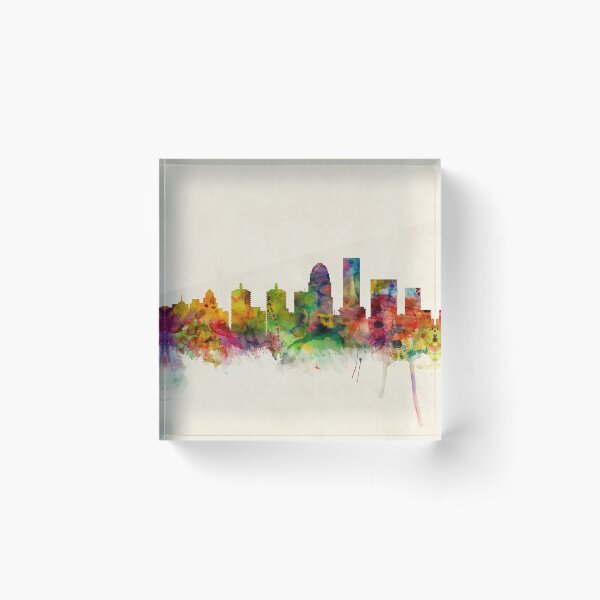 Item preview, Louisville Kentucky City Skyline designed and sold by ArtPrints.