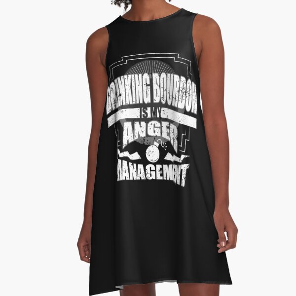 Item preview, Drinking Bourbon Anger Management Funny designed and sold by shoppzee.