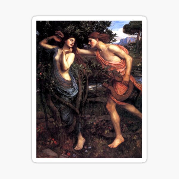 Aperçu de l'œuvre Apollon et Daphné - John William Waterhouse créée et vendue par forgottenbeauty.