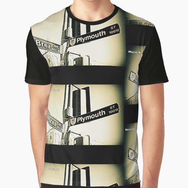 La Brea Avenue & Plymouth Street, Inglewood, CA by Mistah Wilson Graphic T-Shirt