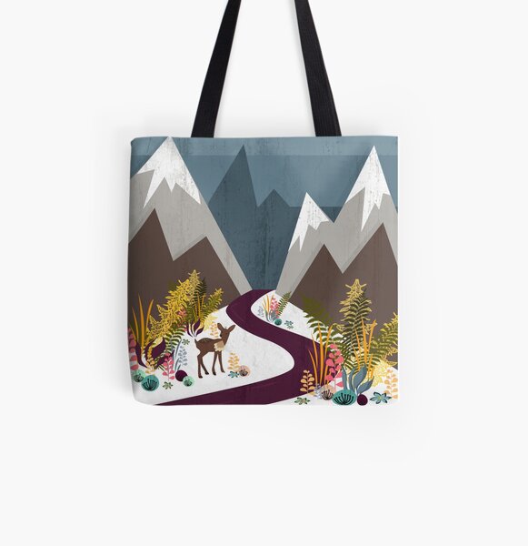 November Allover-Print Tote Bag