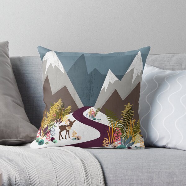 November Throw Pillow