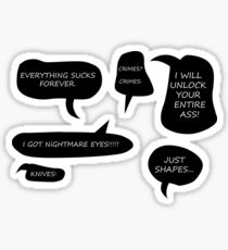 Mae Quotes Sticker