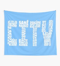 Manchester City 2018 - 2019 Wall Tapestry