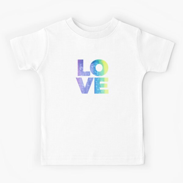 LOVE (Jewel Color Palette) Kids T-Shirt