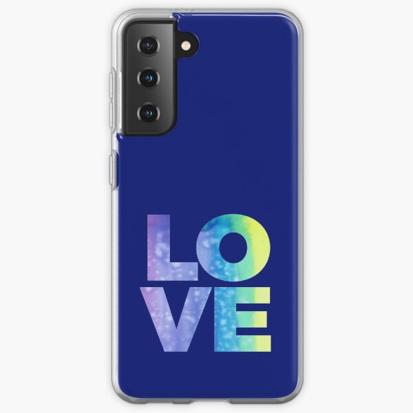 LOVE (Jewel Color Palette) Samsung Galaxy Soft Case
