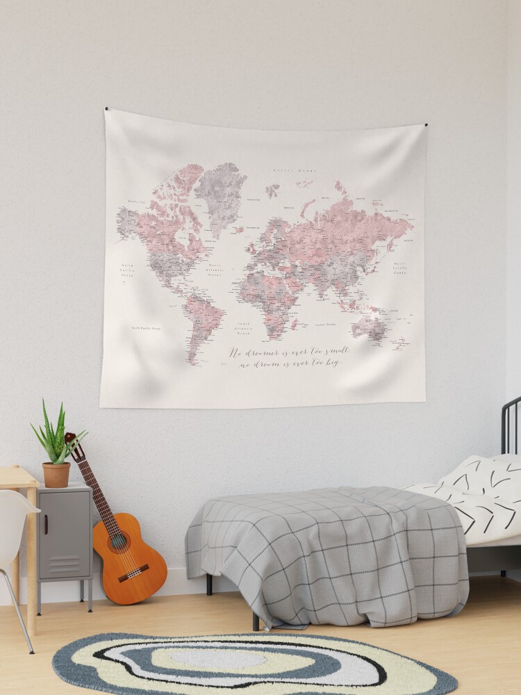 Small world 2025 map tapestry