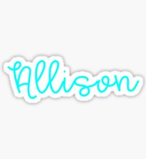 Allison Sticker