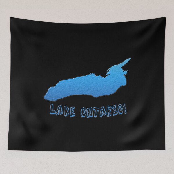 Artikelvorschau, Lake Ontario Great Lakes Umriss entworfen und verkauft von gorff.
