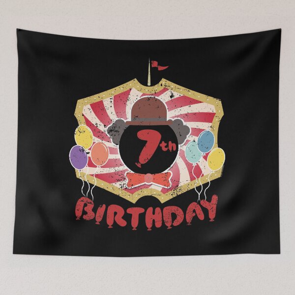 Item preview, Kids Clown Birthday Party 7th Birthday designed and sold by shoppzee.