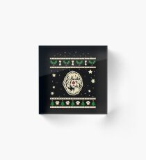 Christmas Puli Dog Gift Acrylic Block
