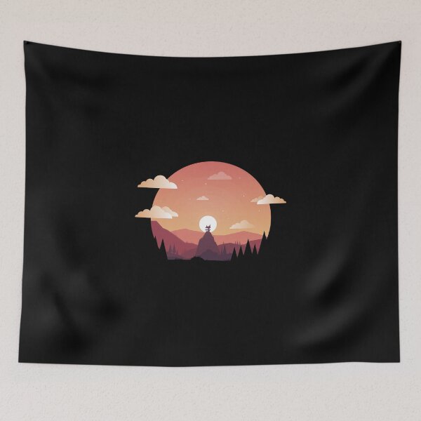 Item preview, Sunset on the Hills designed and sold by DoodleDashCollective.