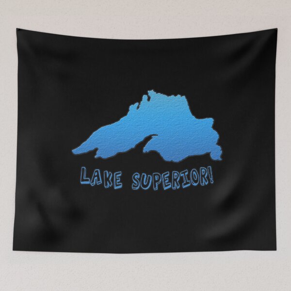 Item preview, Great Lakes Lake Superior Outline designed and sold by gorff.