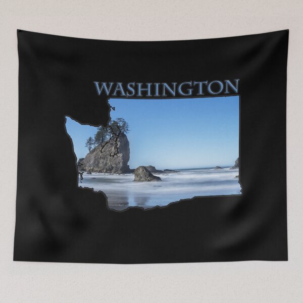 Item preview, Washington State Outline (Along the Pacific Coast) designed and sold by gorff.